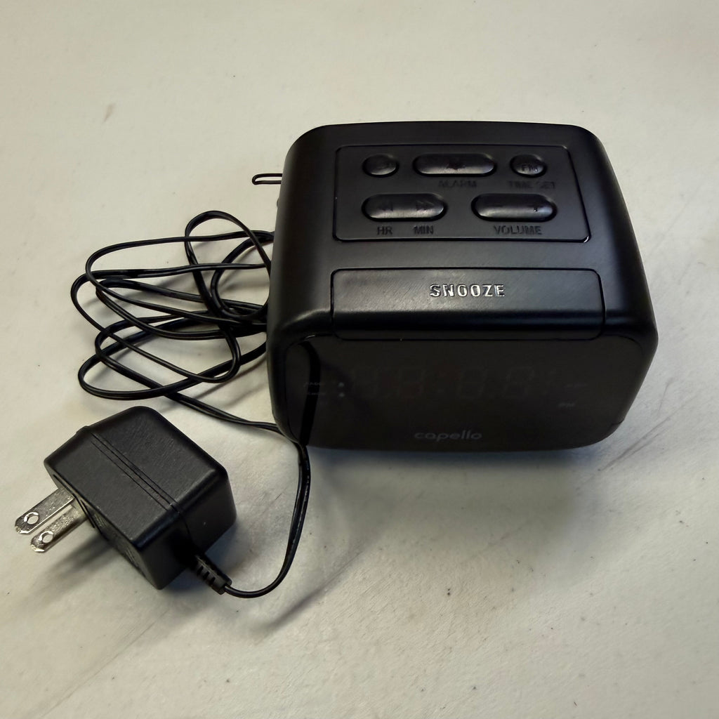 Capello Sleep Easy Alarm Clock with AM/FM Radio - CR15 (Open Box - Like New)