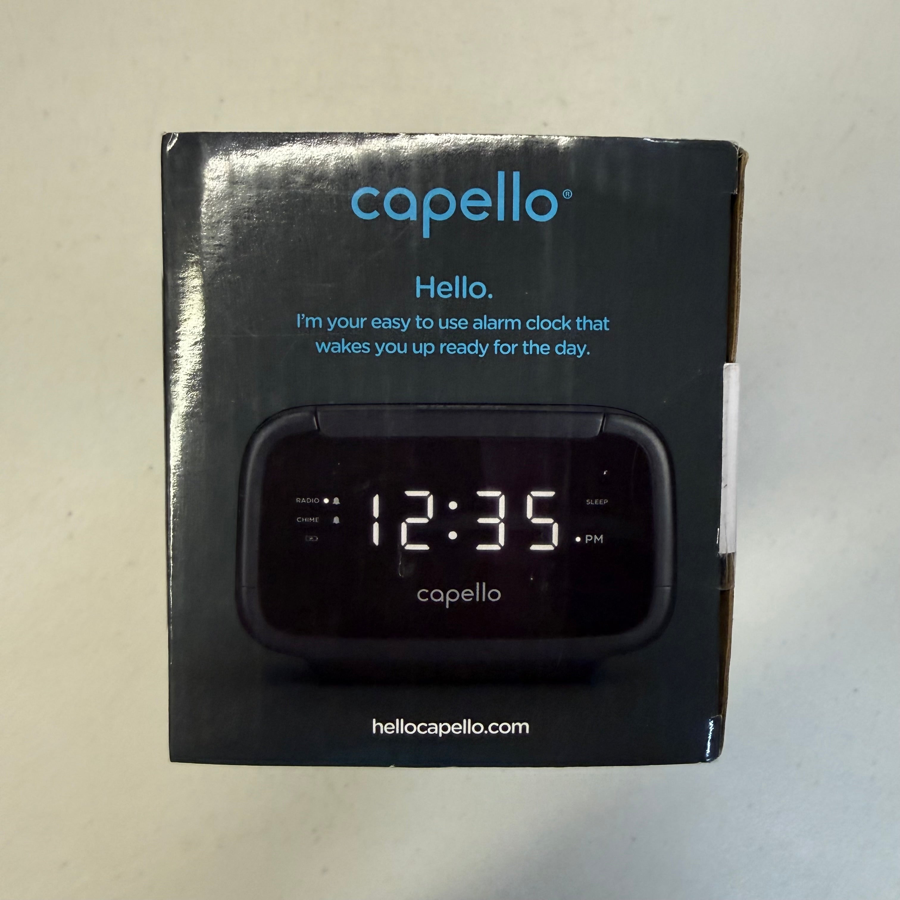 Capello Sleep Easy Alarm Clock with AM/FM Radio - CR15 (Open Box - Like New)