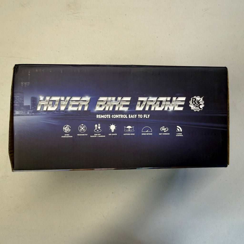 Hover Bike Drone - RC Quadcopter with 360° Eversion (Open Box - Like New)