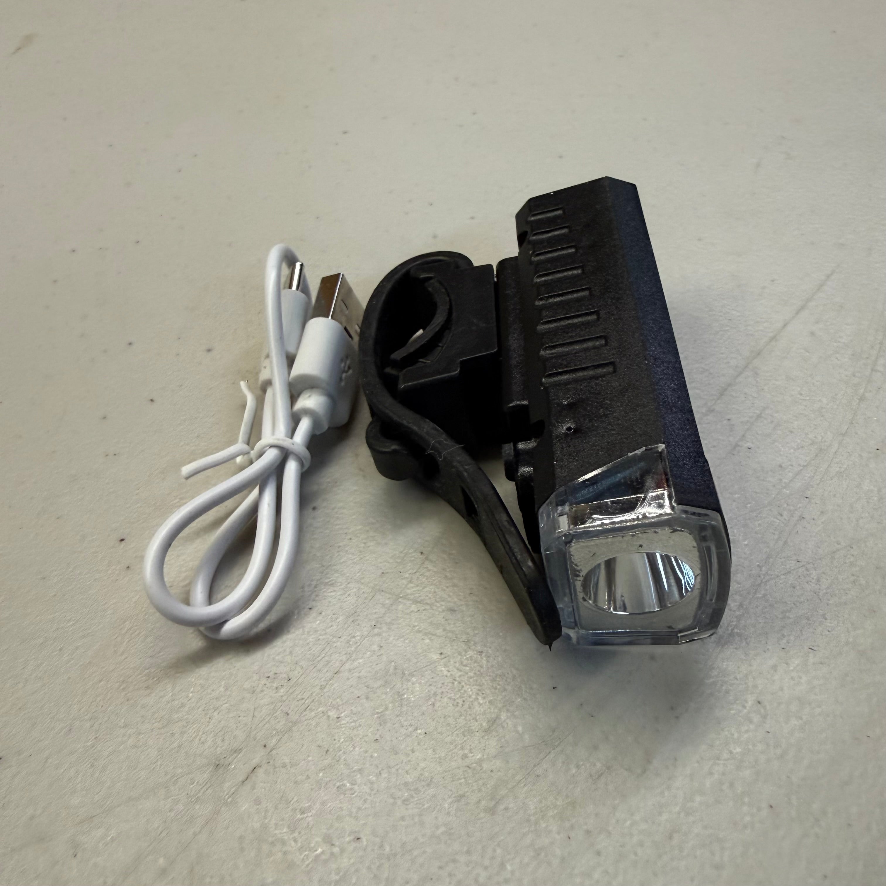 Rechargeable LED Bike Light - USB Bicycle Headlight (Open Box - Like New)