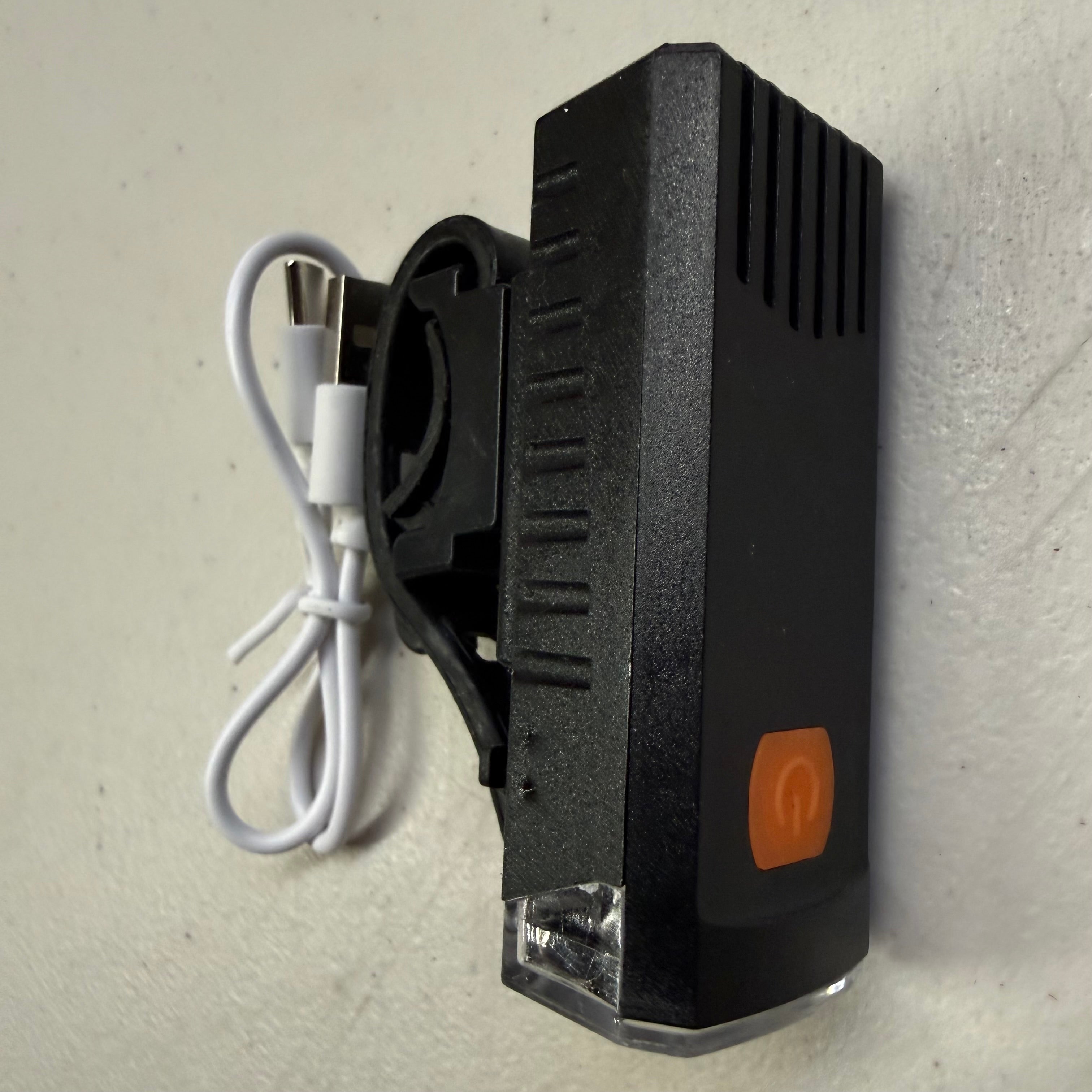 Rechargeable LED Bike Light - USB Bicycle Headlight (Open Box - Like New)