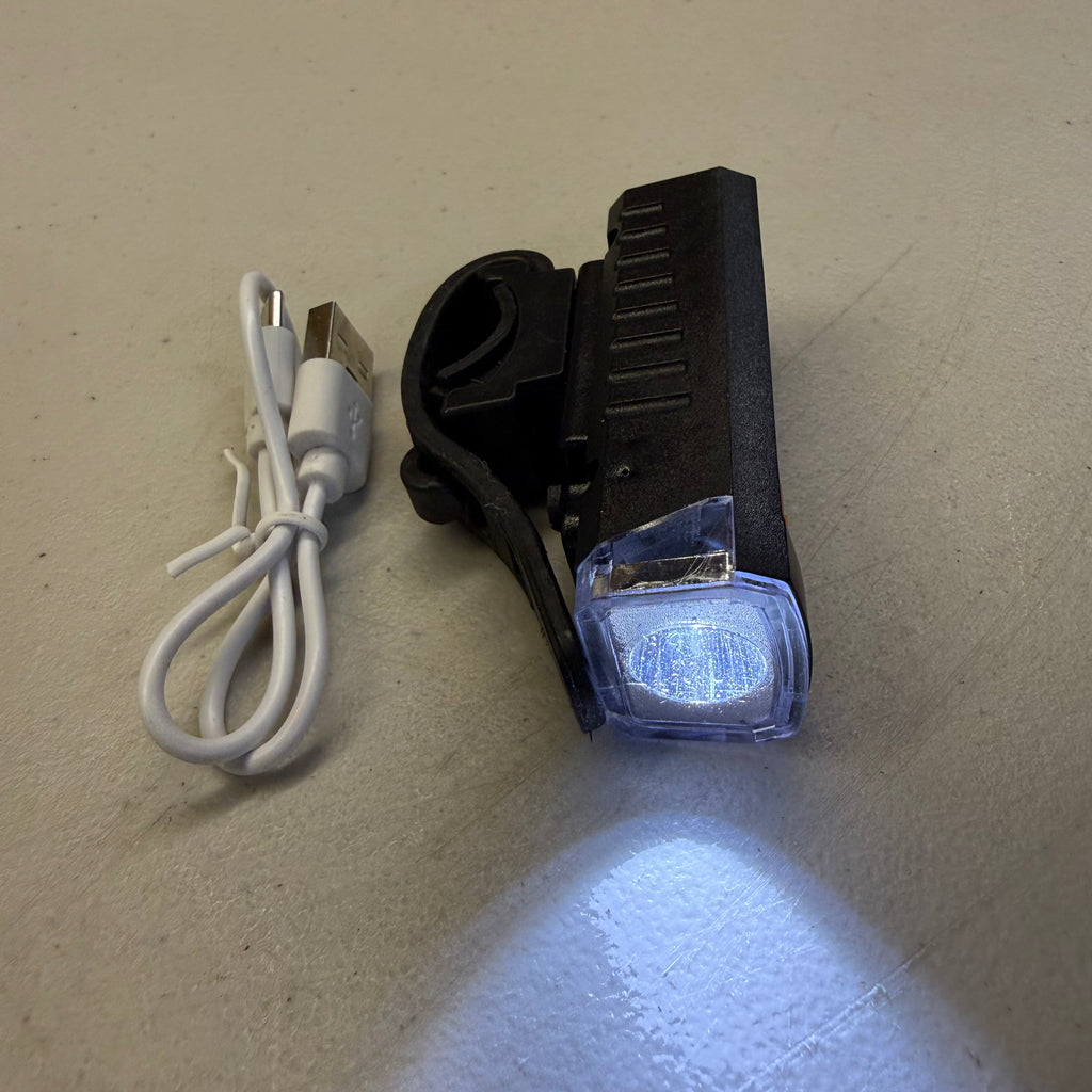 Rechargeable LED Bike Light - USB Bicycle Headlight (Open Box - Like New)