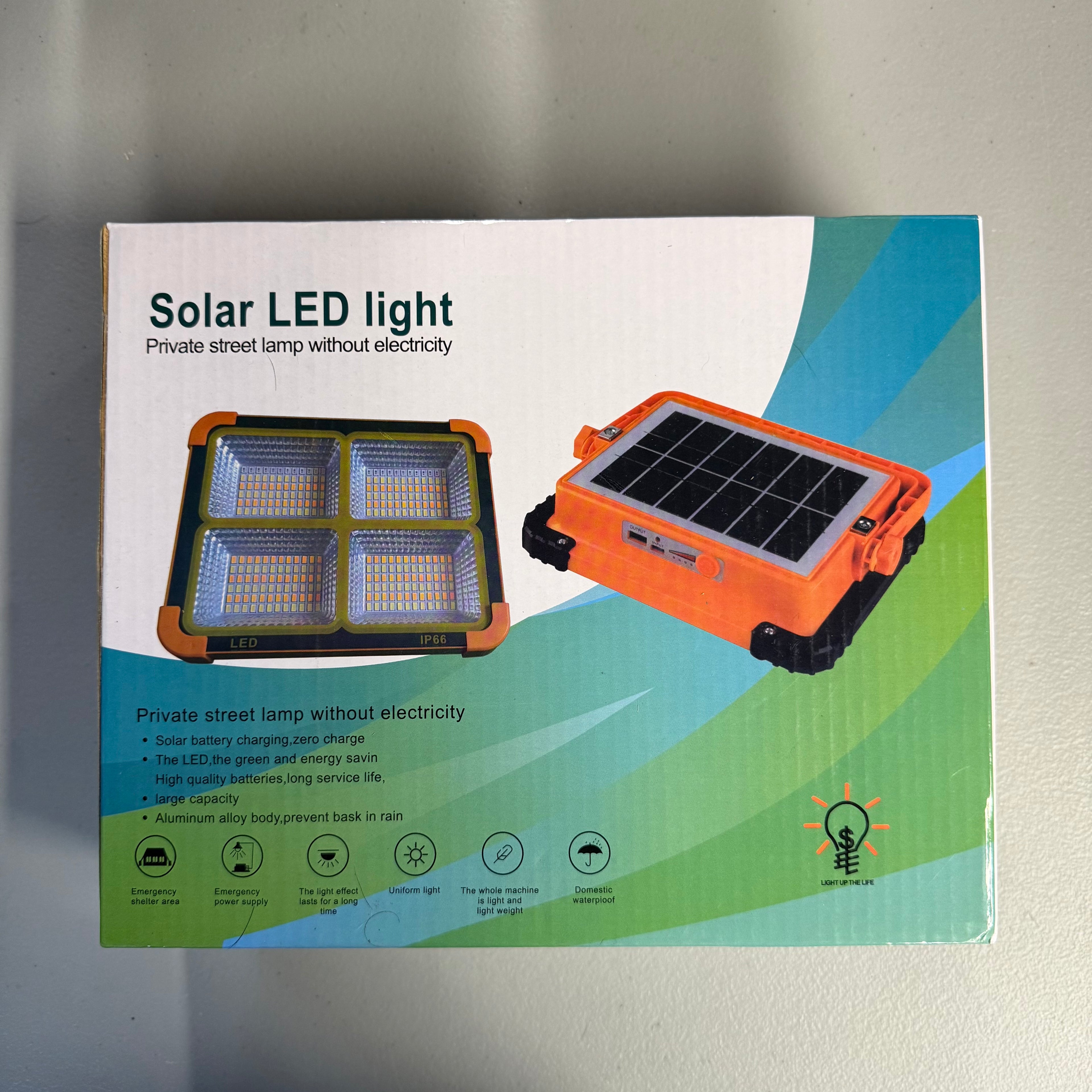 Solar LED Light - Private Street Lamp (Open Box, Like New)