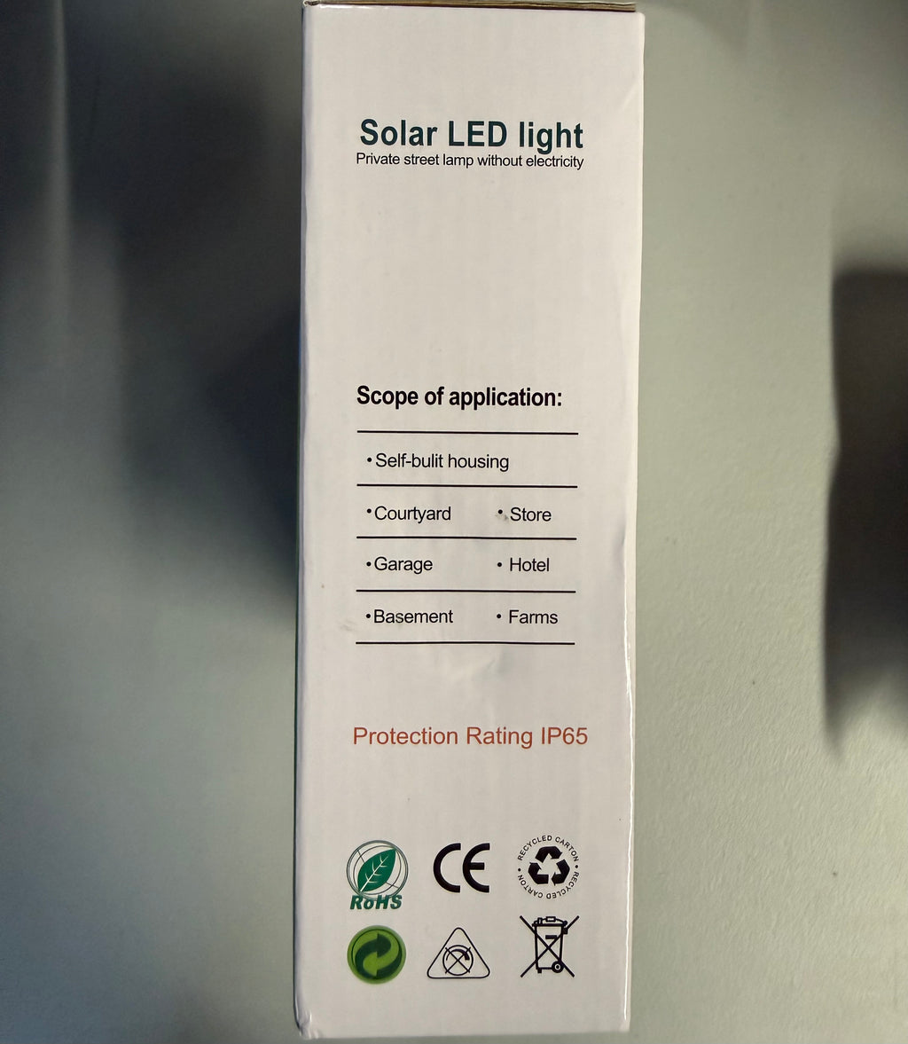 Solar LED Light - Private Street Lamp (Open Box, Like New)