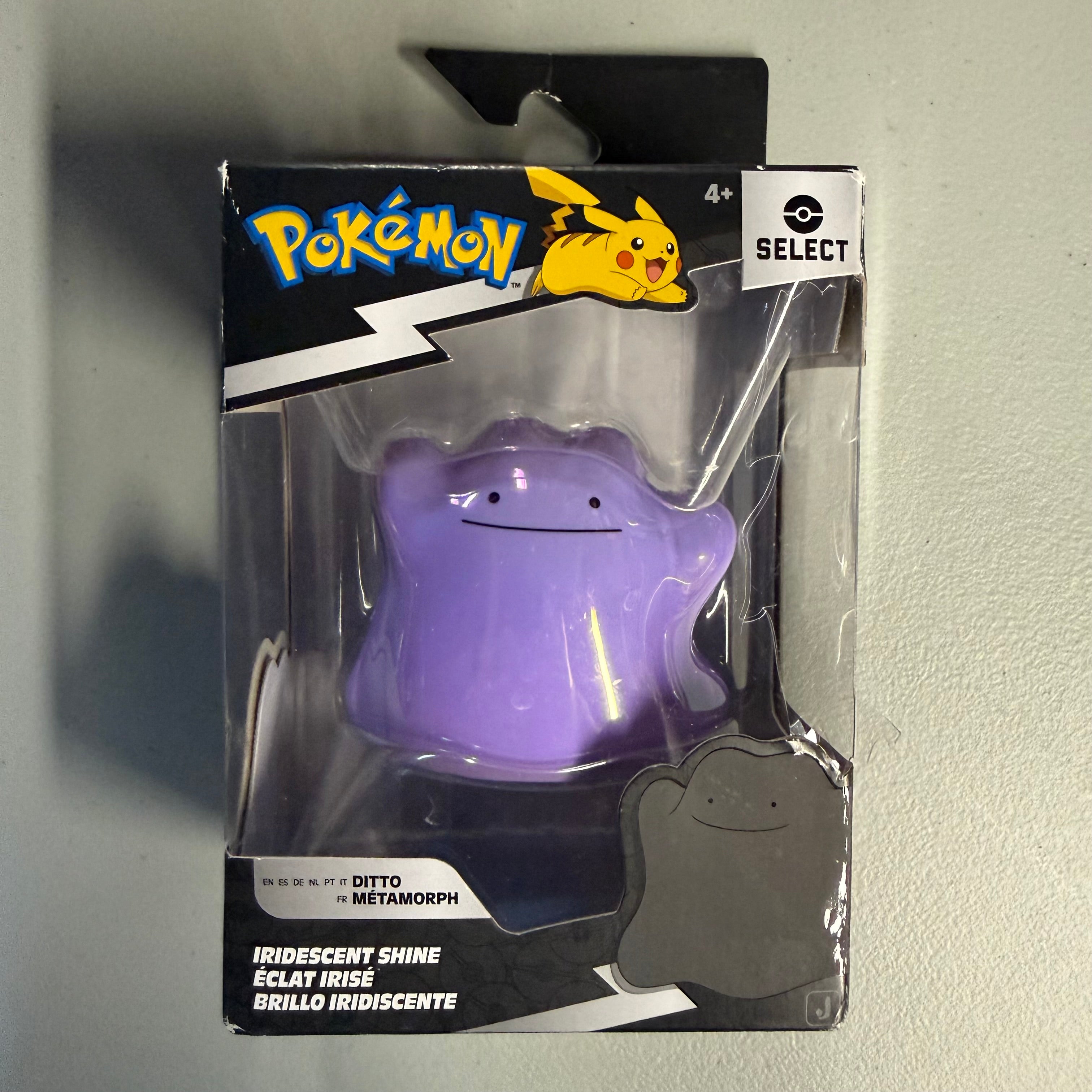 Pokémon SELECT Ditto Iridescent Shine Figure - Series 2 (New in Box)