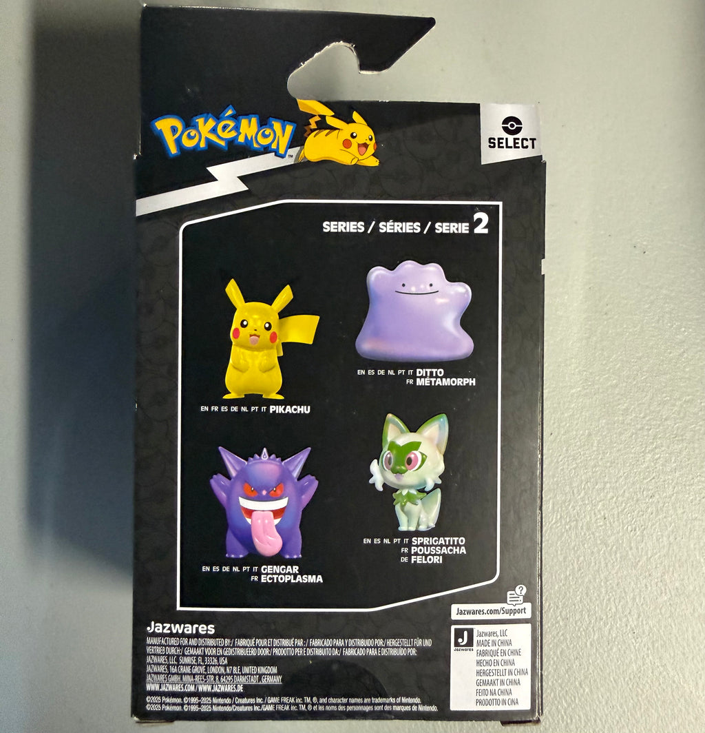 Pokémon SELECT Ditto Iridescent Shine Figure - Series 2 (New in Box)