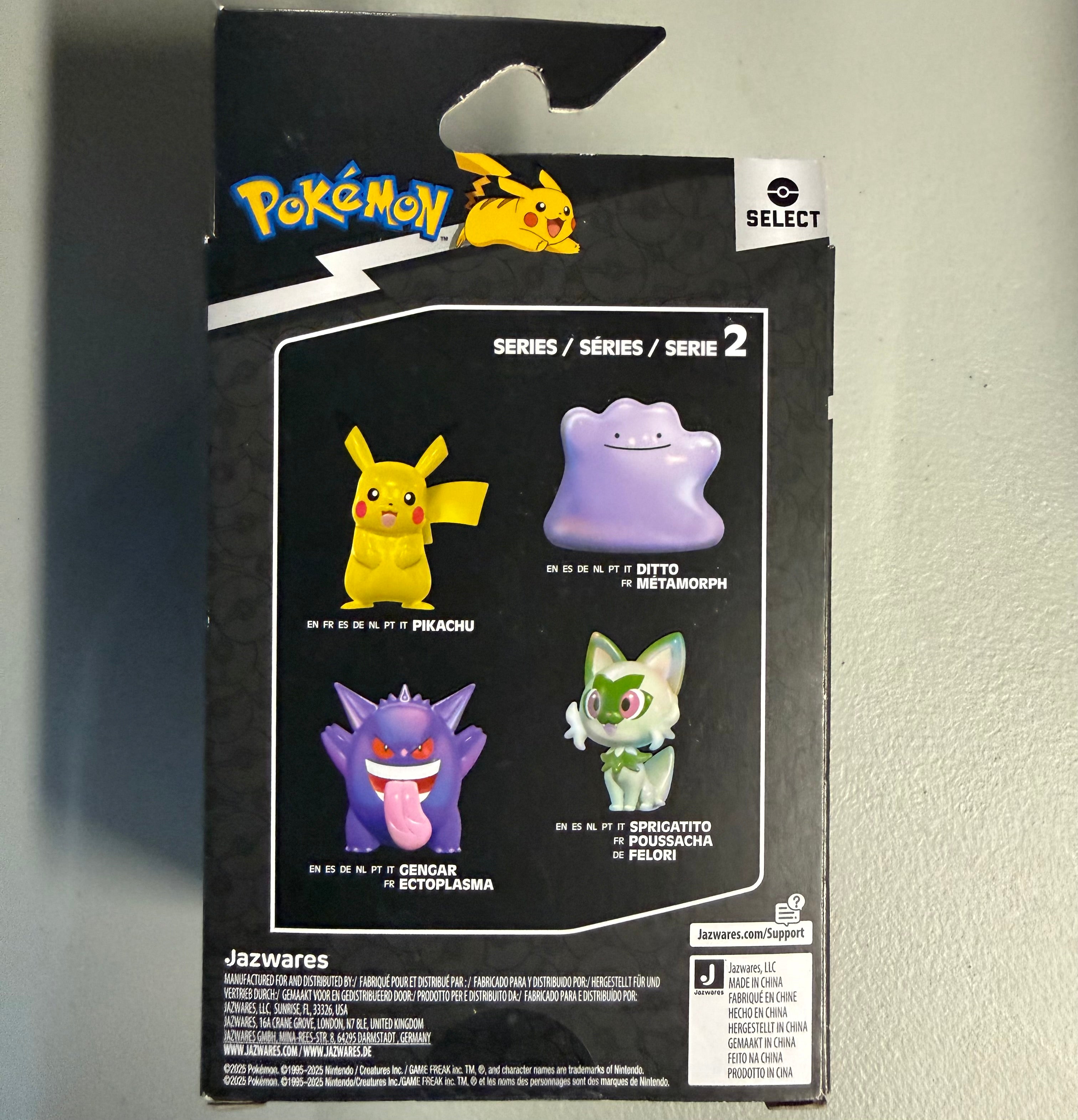 Pokémon SELECT Ditto Iridescent Shine Figure - Series 2 (New in Box)