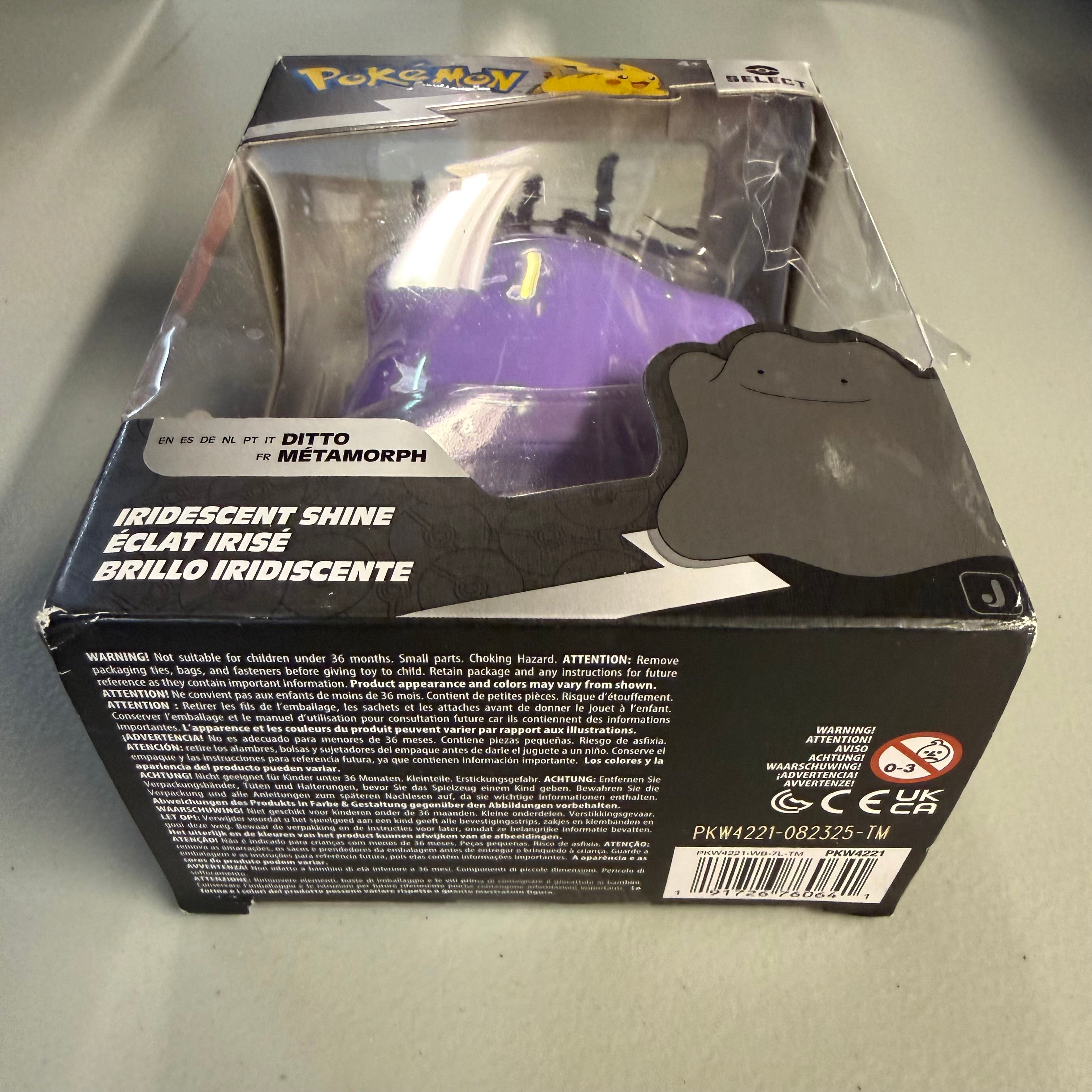 Pokémon SELECT Ditto Iridescent Shine Figure - Series 2 (New in Box)