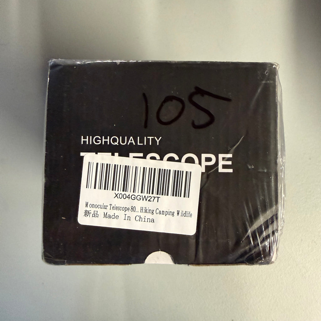 Compact Monocular Telescope 80x100 - High Power HD (New in Sealed Box)