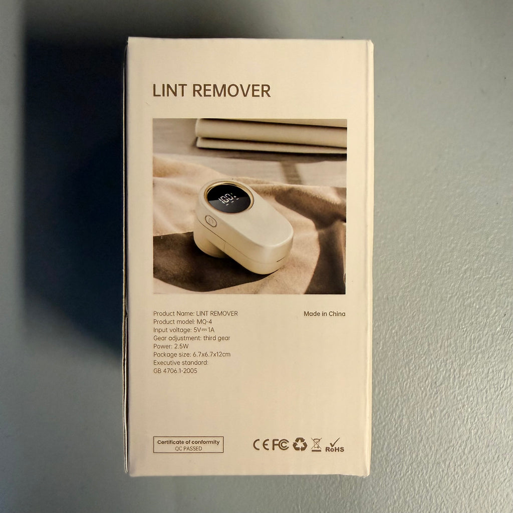 Lint Remover MQ-4 - Electric Fabric Shaver (Open Box, Like New)