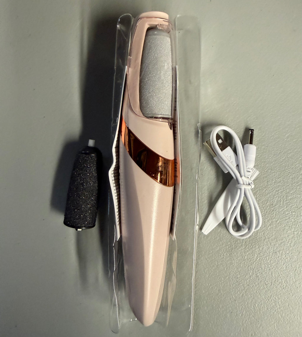 Electric Pedi Callous Remover - Dual Speed with LED Light (Open Box, Like New)