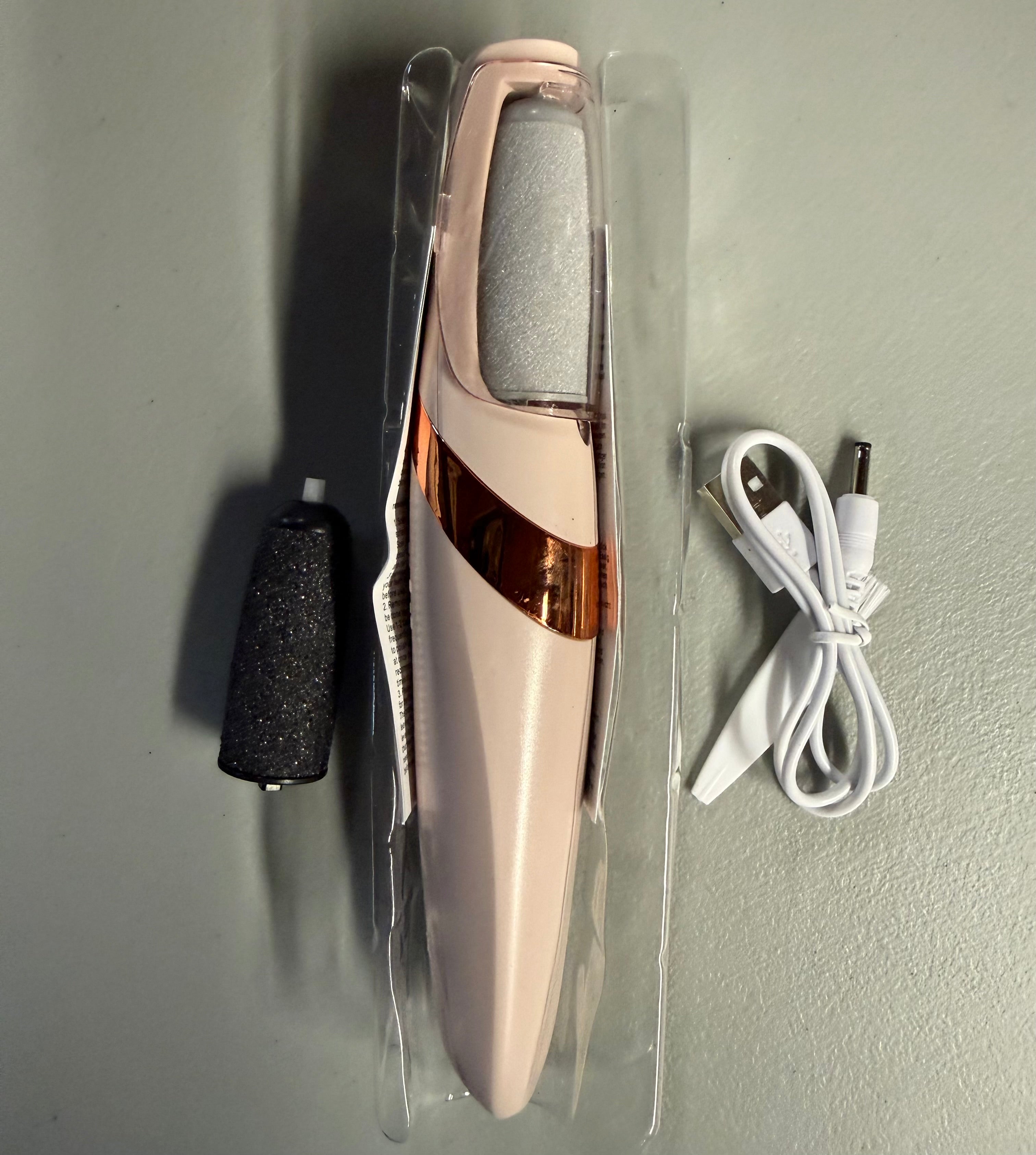 Electric Pedi Callous Remover - Dual Speed with LED Light (Open Box, Like New)