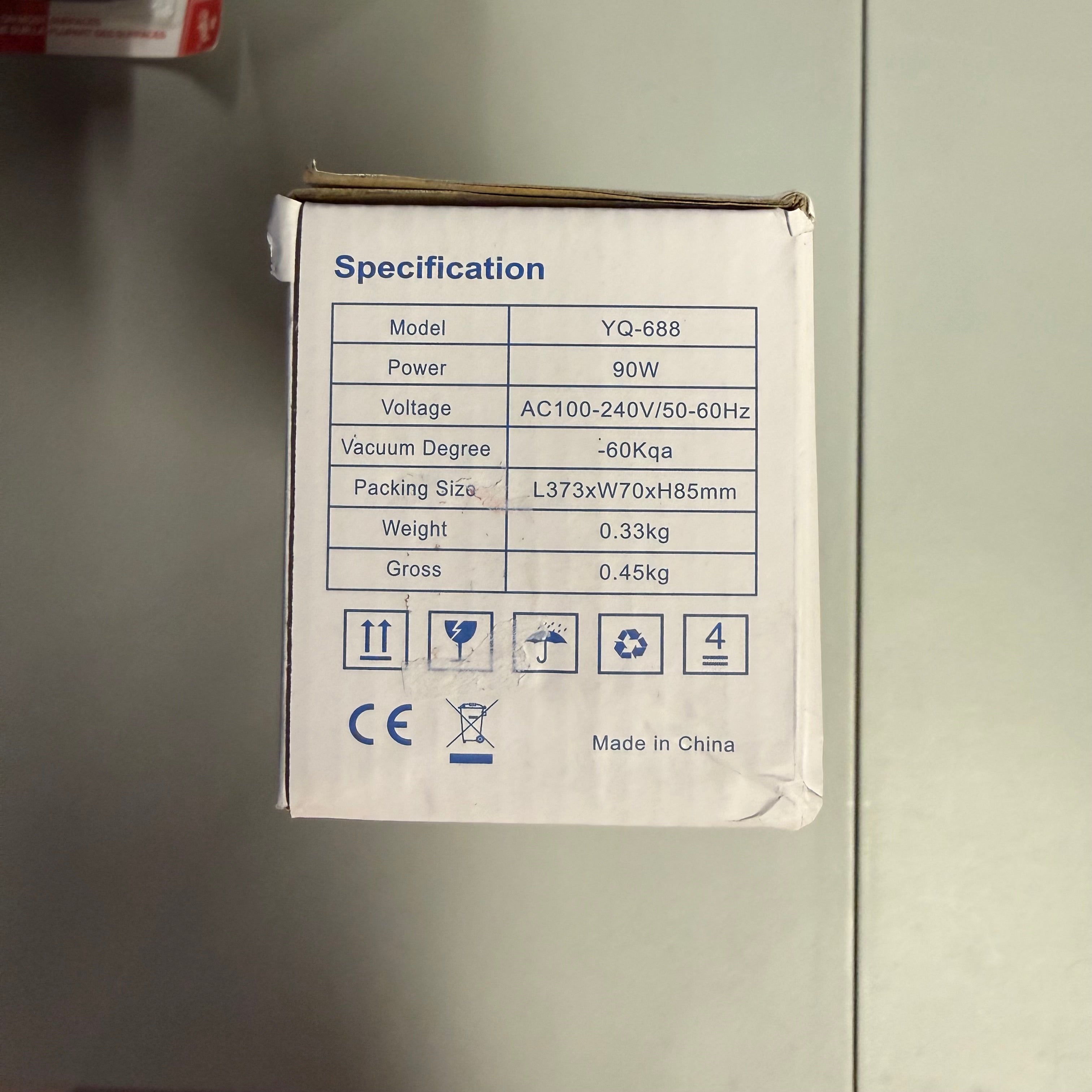 Vacuum Sealer YQ-688 - Home Automatic Packing Machine with Bags (Open Box, Like New)