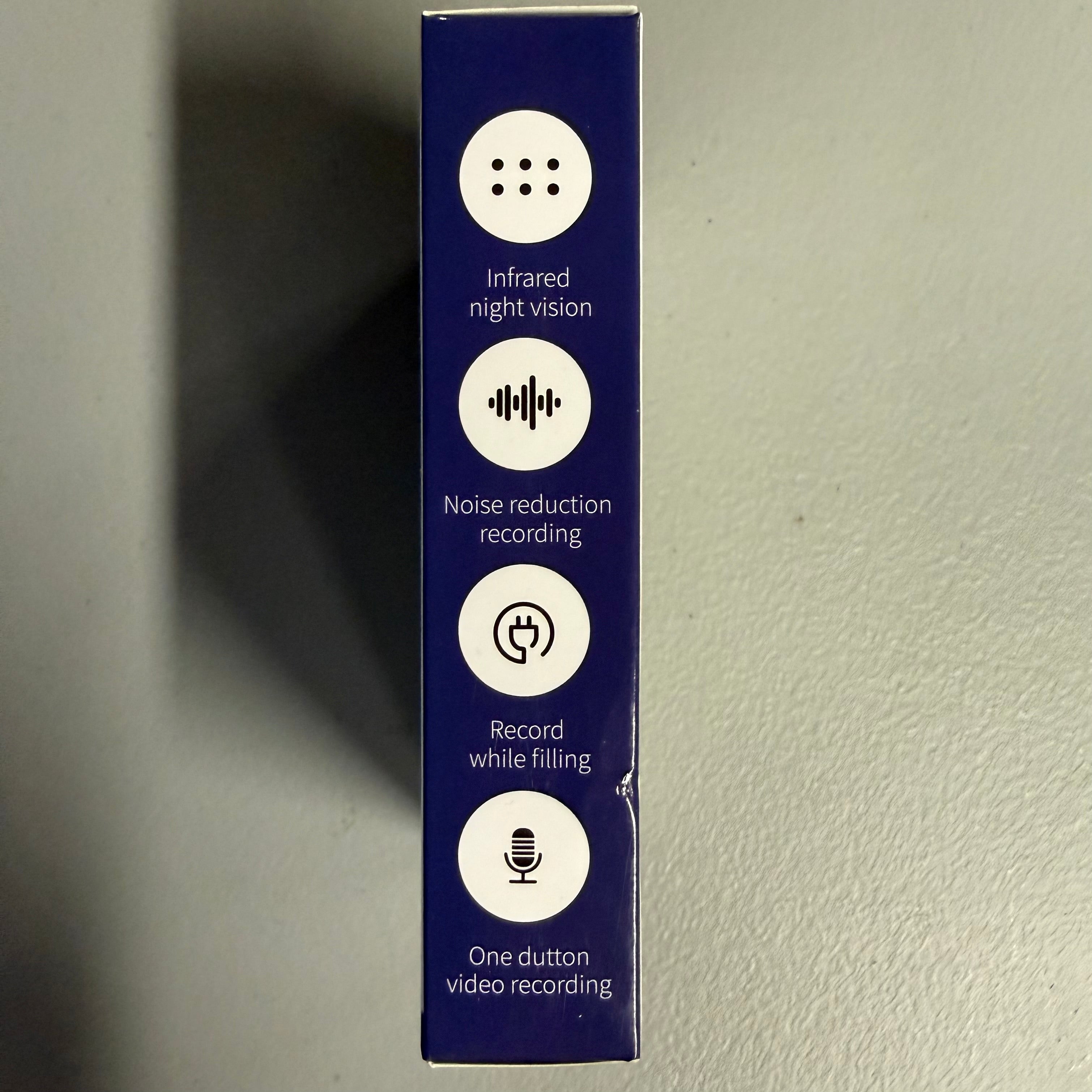 Mini Body Camera with Clip Design - Memory Expansion & LED Light (Open Box, Like New)