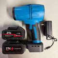 Cordless Leaf Blower 21V - 45300 RPM with Dual Batteries & Charger (Open Box, Like New)