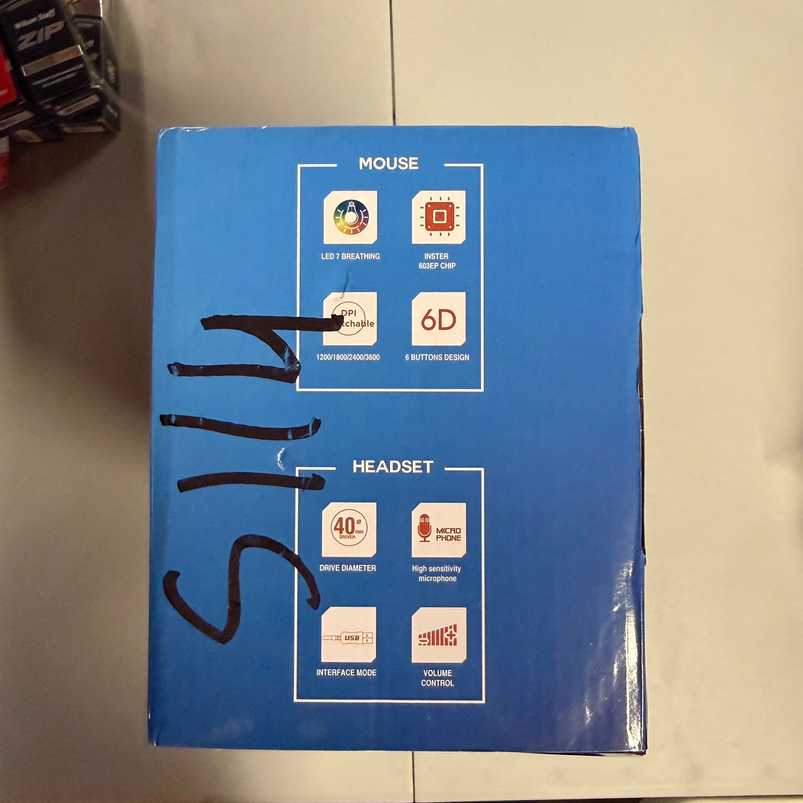 Gaming Combo 4-in-1 Set - RGB Keyboard, 6D Mouse, Headset & Mouse Pad (Open Box, Like New)
