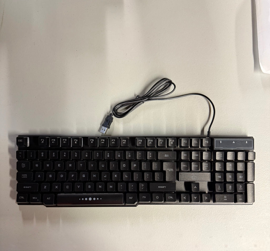 Gaming Combo 4-in-1 Set - RGB Keyboard, 6D Mouse, Headset & Mouse Pad (Open Box, Like New)
