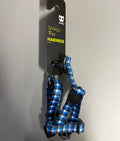 ZeeDog Small Dog Harness - Blue Plaid Pattern - Adjustable Step-In Design