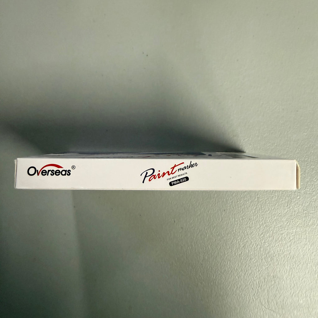 Overseas Oil-Based Paint Marker PMA-520 - 6 Pack White - Marks on Any Surface
