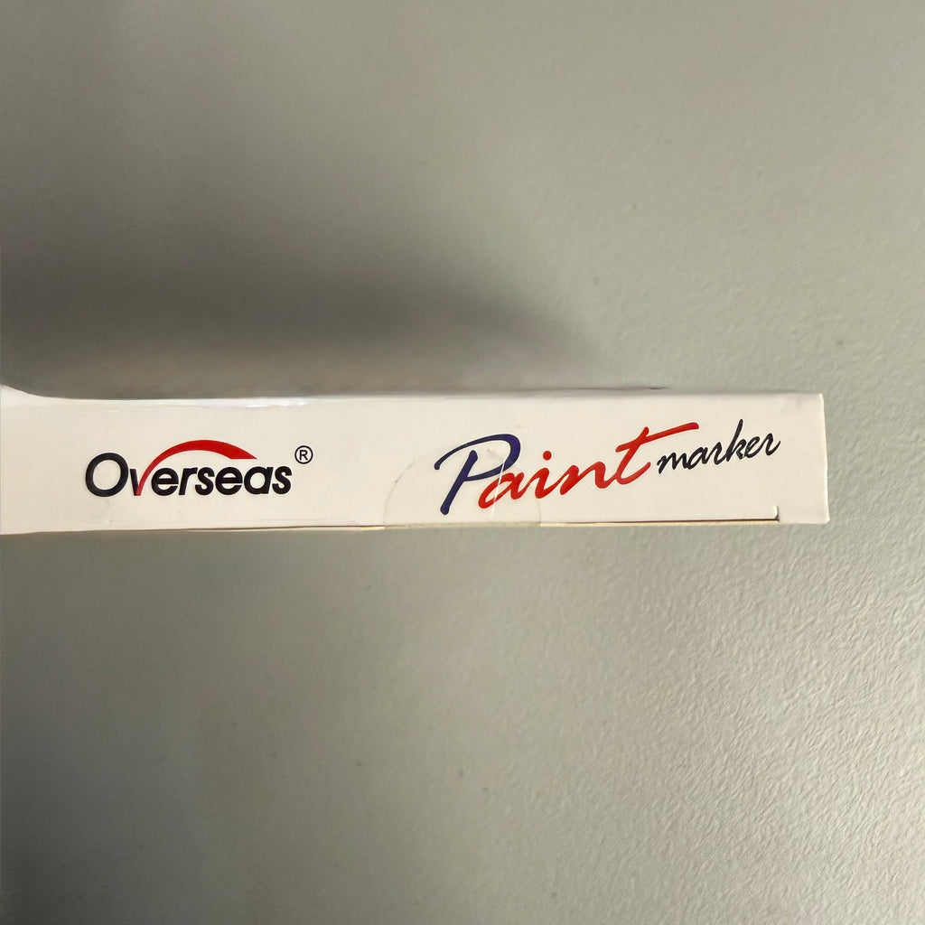 Overseas Oil-Based Paint Marker PMA-520 - 6 Pack White - Marks on Any Surface