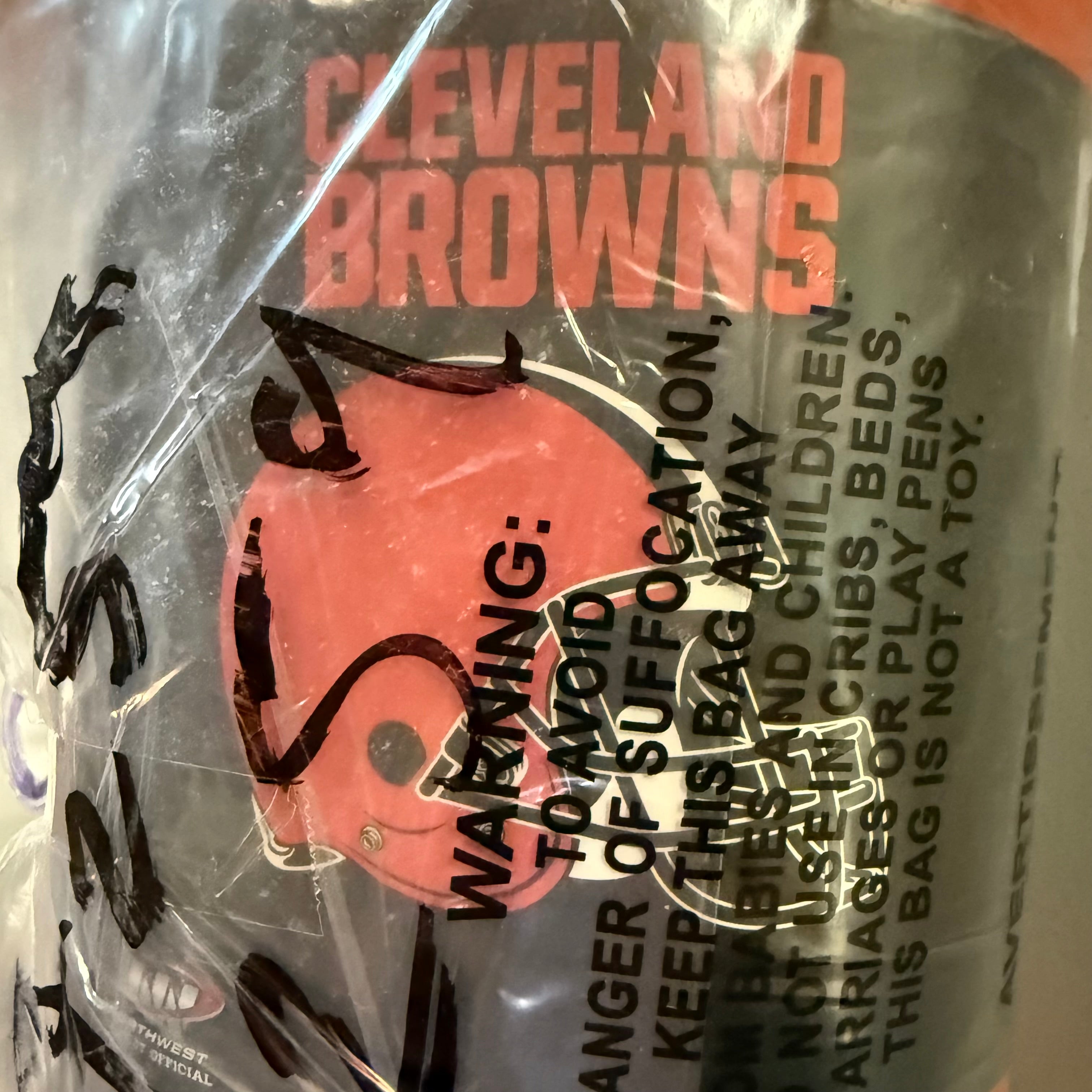 NFL Cleveland Browns Fleece Throw Blanket - 50" x 60" - Official Licensed