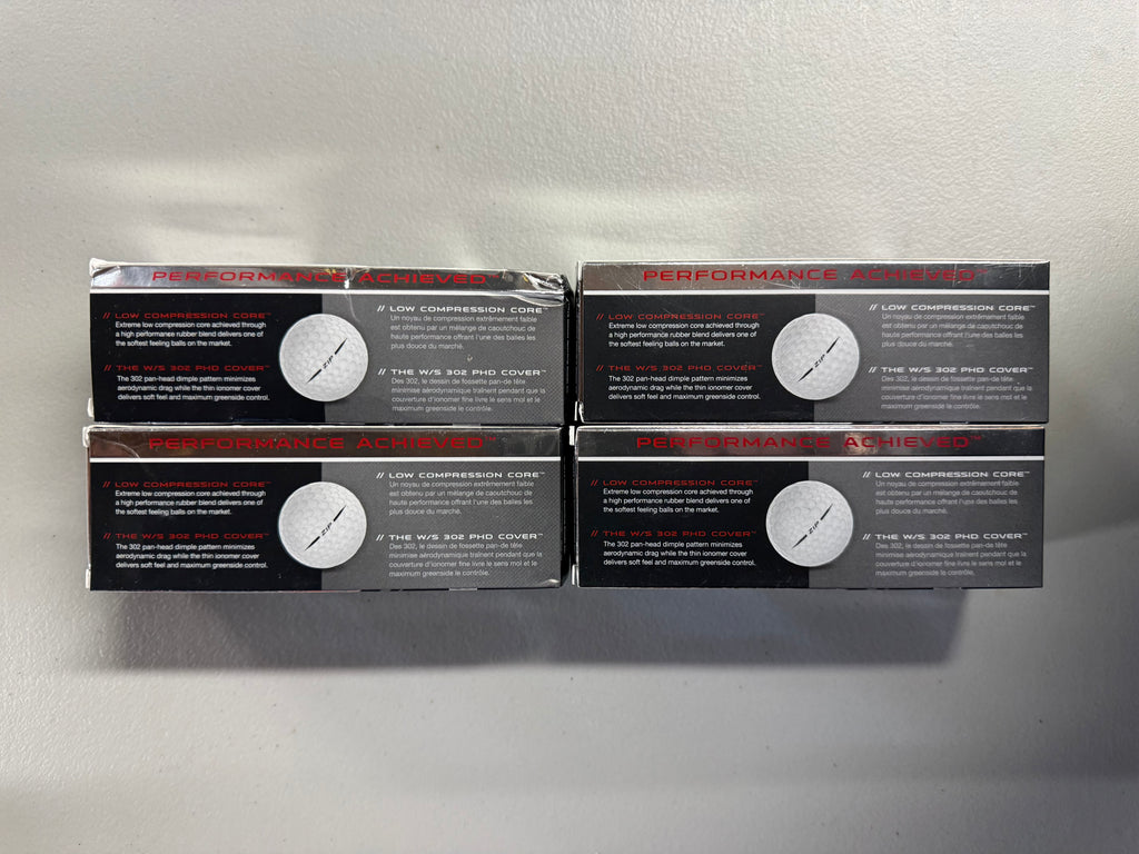 Wilson Staff ZIP Golf Balls - 12 Pack (4 Sleeves) - 302 Compression - Open Box Like New