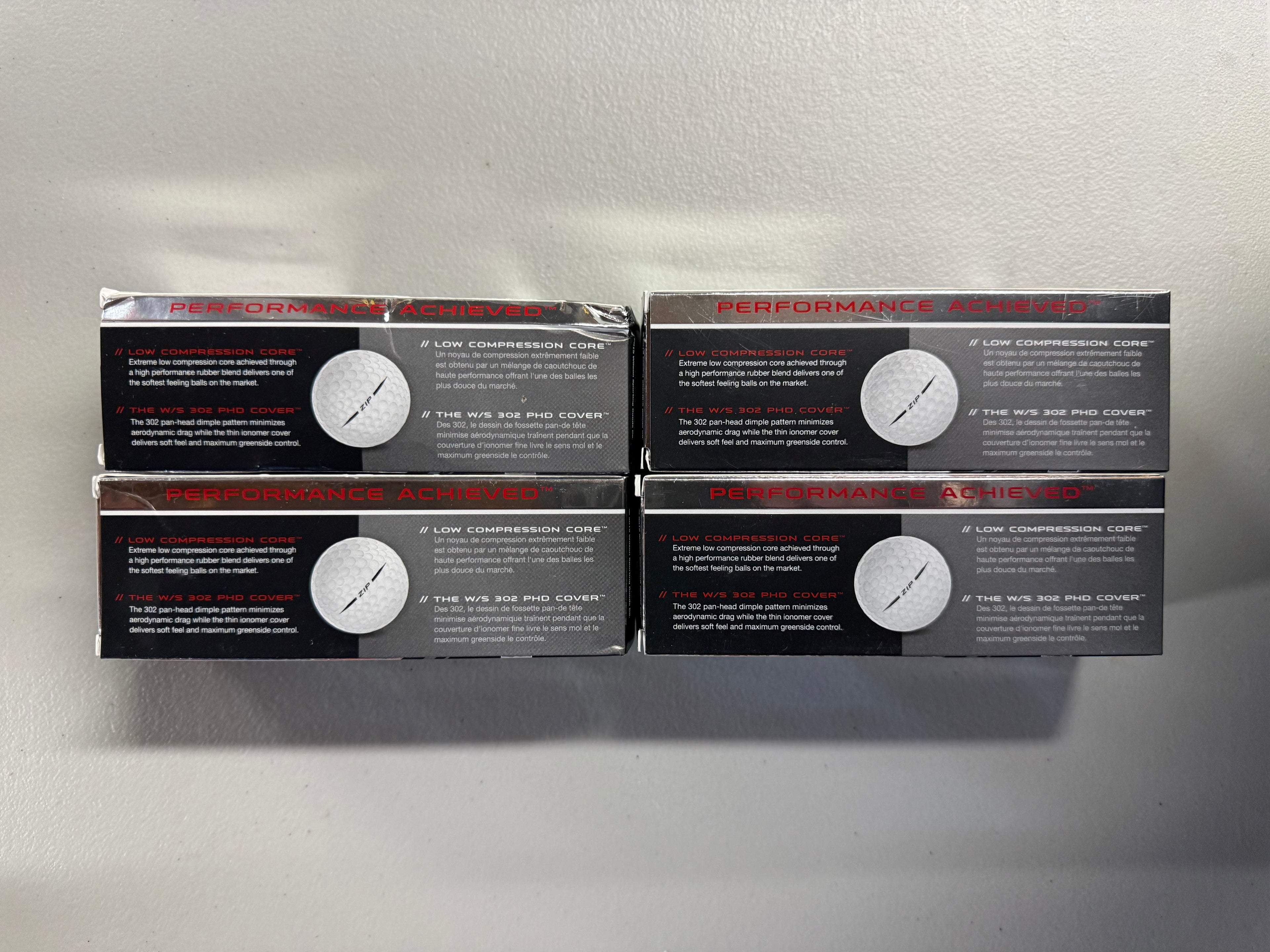 Wilson Staff ZIP Golf Balls - 12 Pack (4 Sleeves) - 302 Compression - Open Box Like New