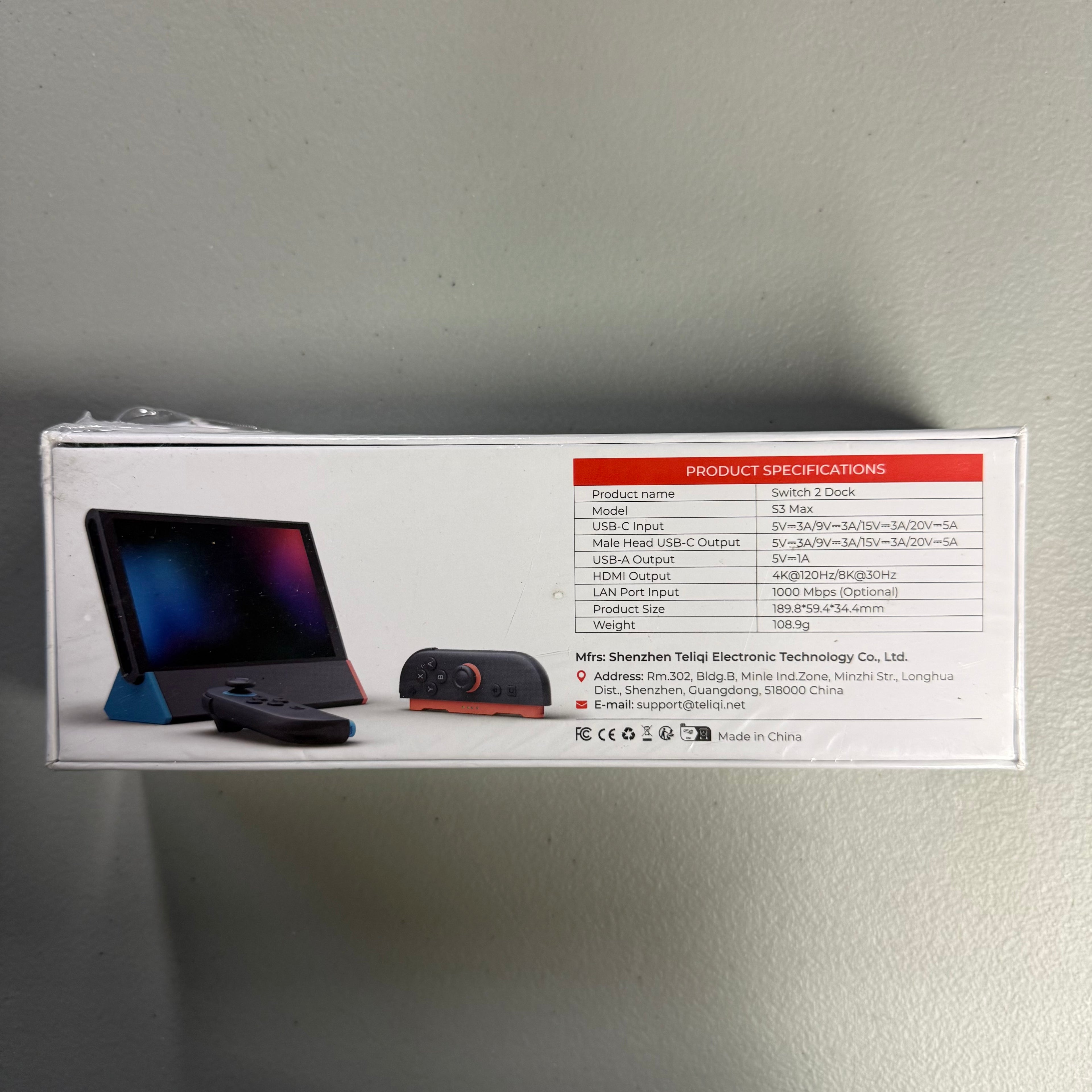 Nintendo Switch 2 Dock S3 Max - Docking Station with HDMI & USB Ports - Open Box Like New