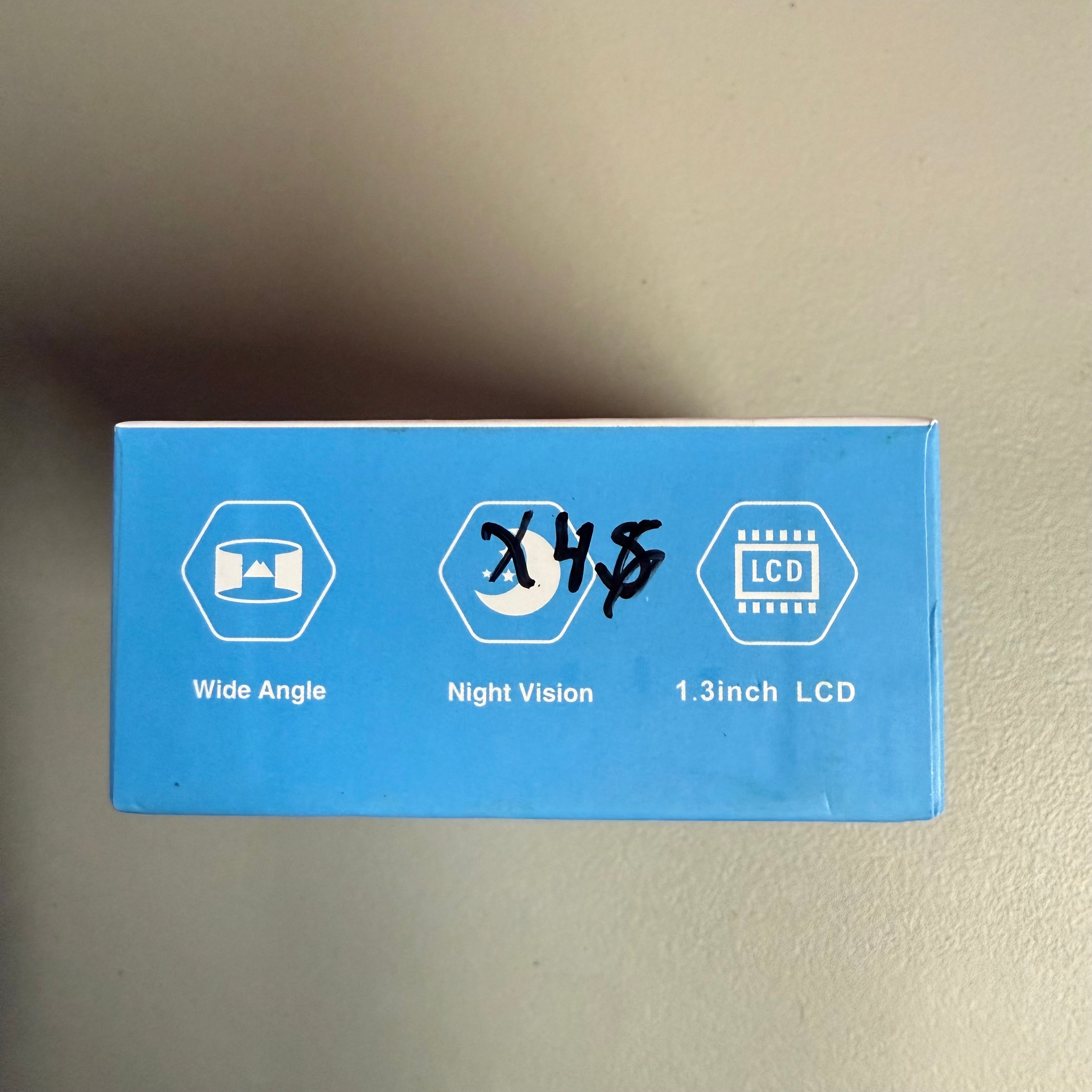 Mini Body Camera with WiFi - 1.3" LCD Night Vision Wide Angle - Open Box Like New