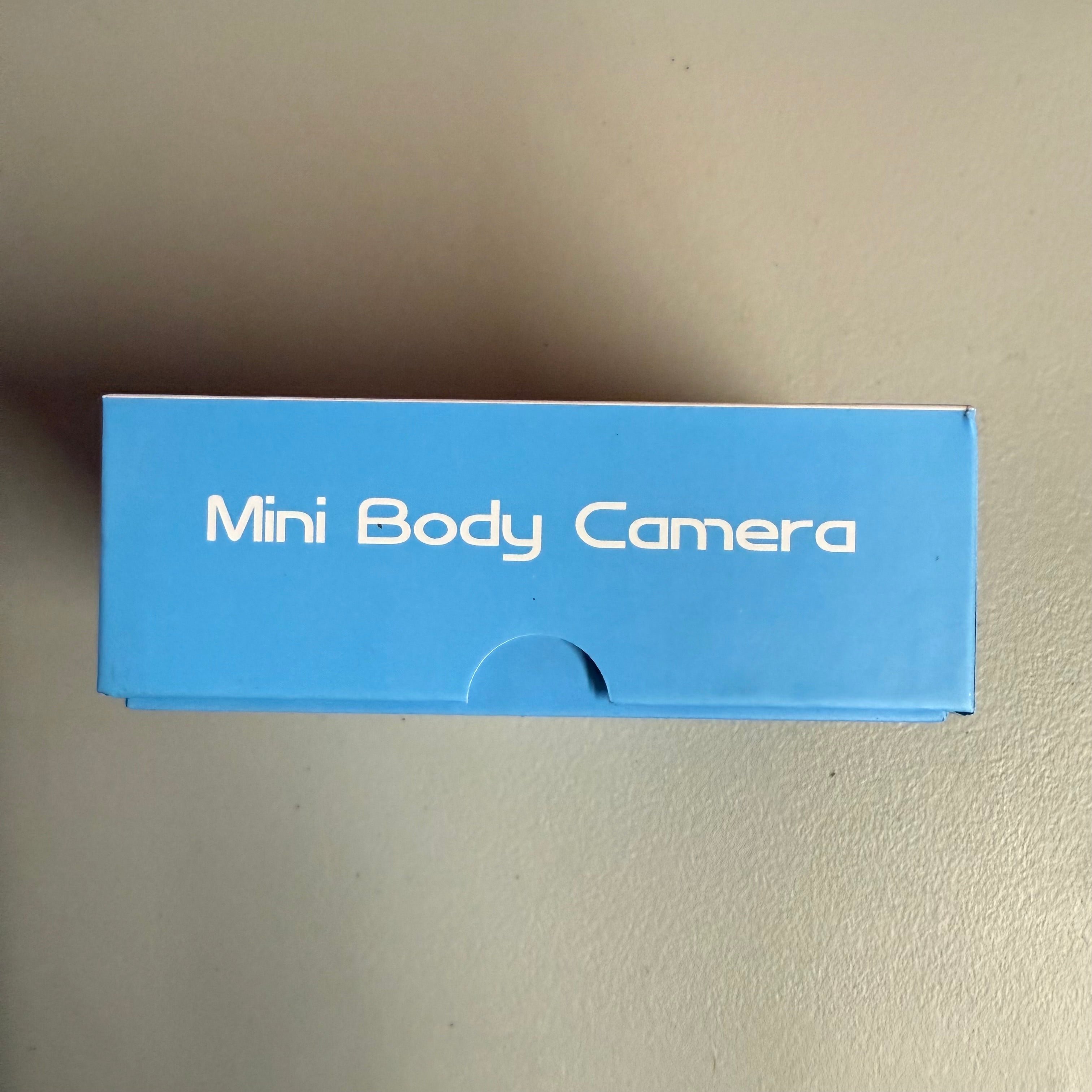 Mini Body Camera with WiFi - 1.3" LCD Night Vision Wide Angle - Open Box Like New
