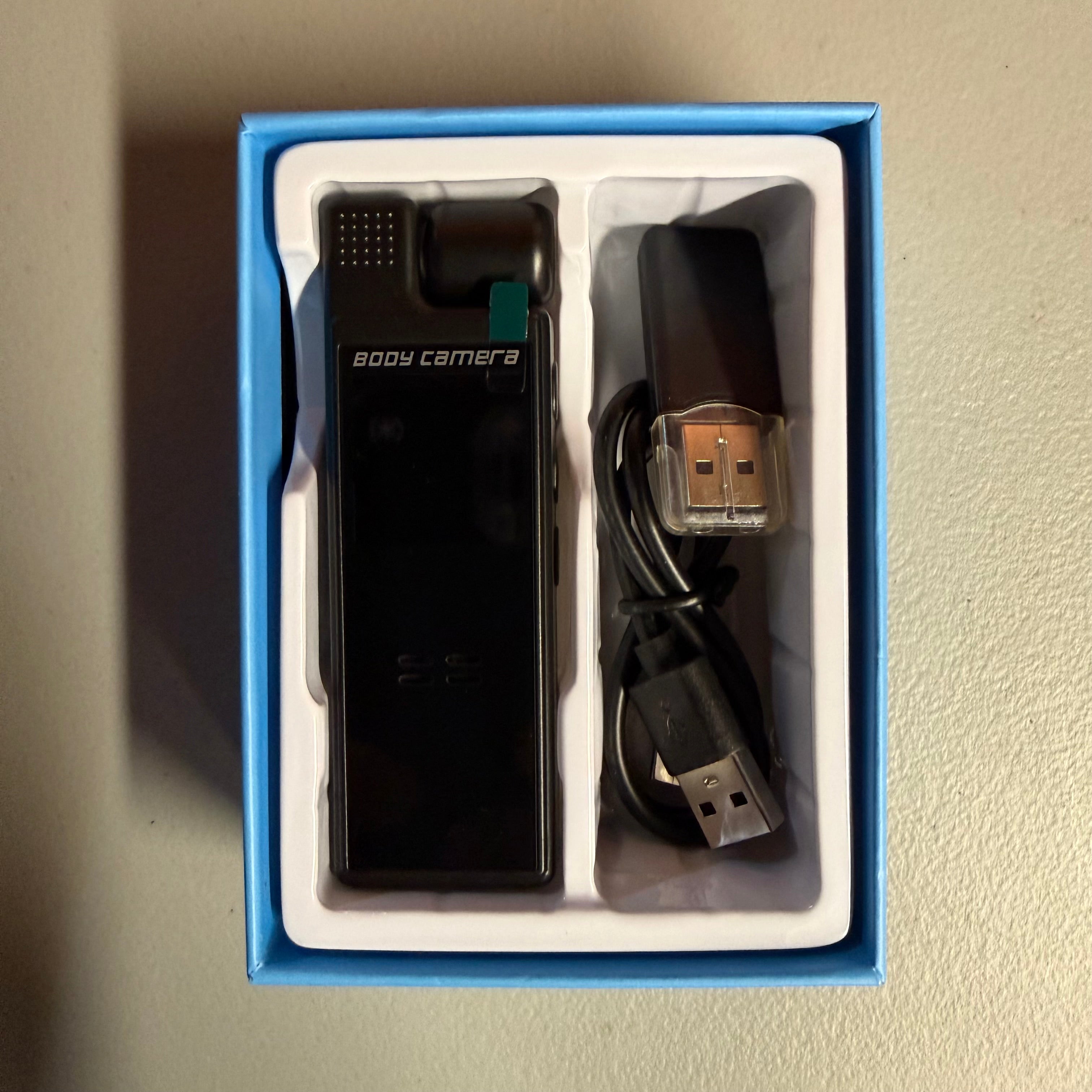 Mini Body Camera with WiFi - 1.3" LCD Night Vision Wide Angle - Open Box Like New