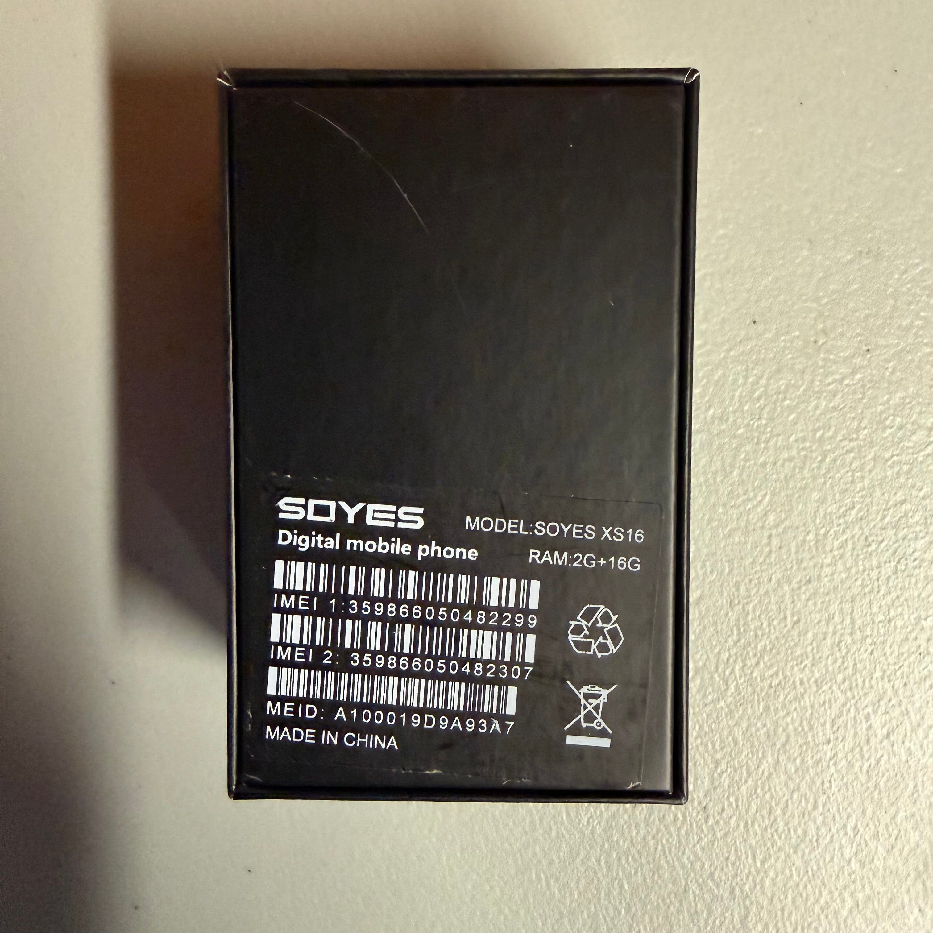 SOYES XS16 Mini Android Smartphone - 2GB+16GB Dual SIM Unlocked - Open Box Like New