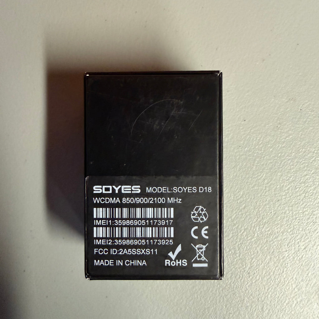 SOYES D18 Mini Android Smartphone - Dual SIM Unlocked 3G - Open Box Like New
