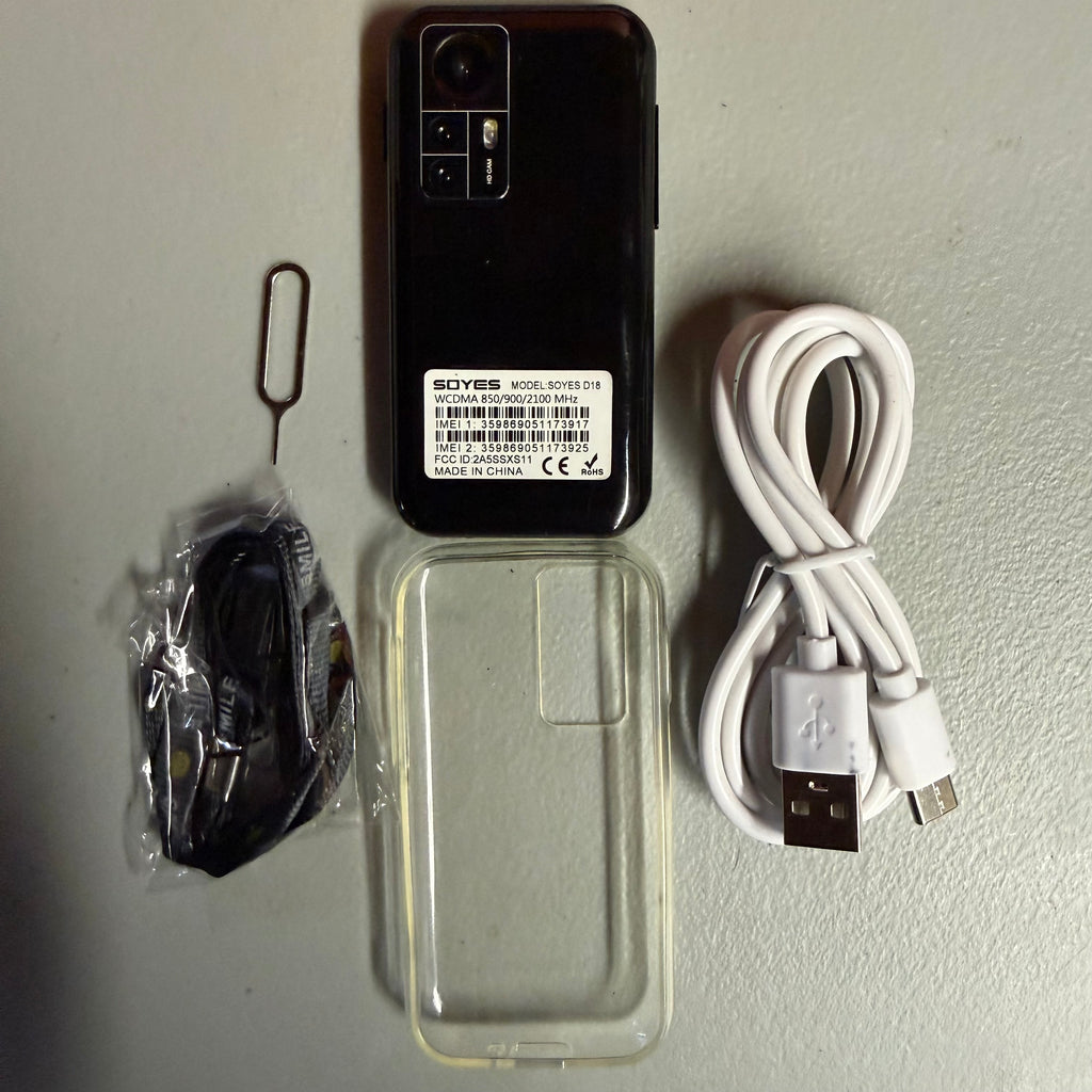 SOYES D18 Mini Android Smartphone - Dual SIM Unlocked 3G - Open Box Like New