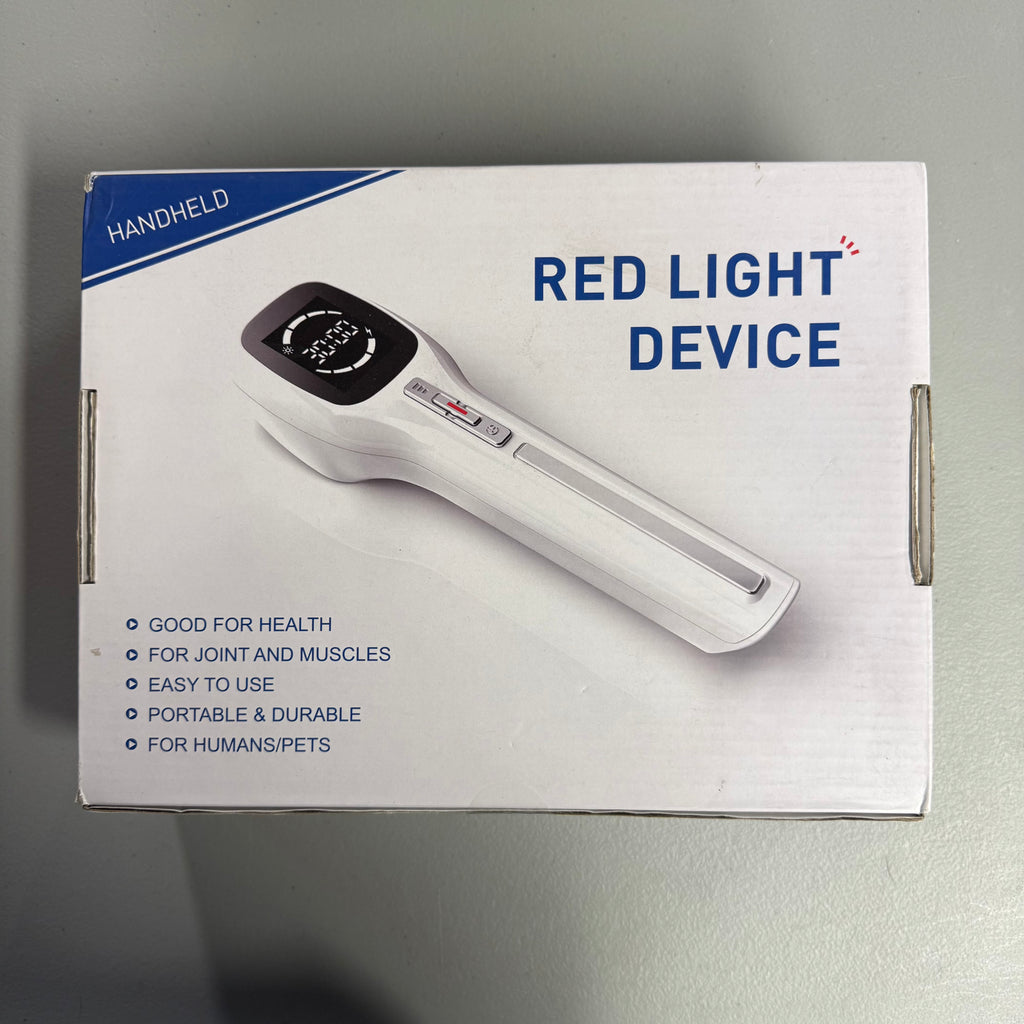 Red Light Therapy Device - Handheld Pain Relief for Joints & Muscles - Open Box Like New