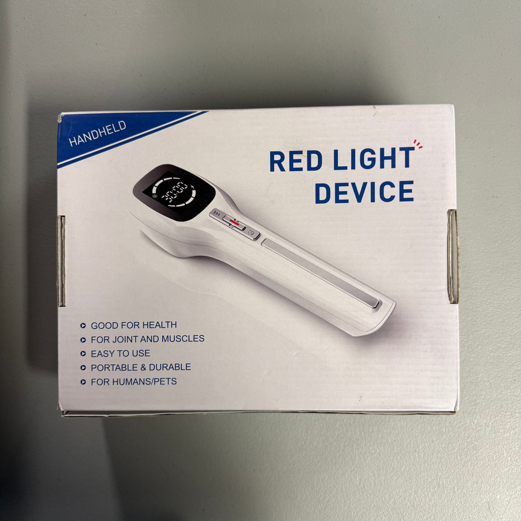 Red Light Therapy Device - Handheld Pain Relief for Joints & Muscles - Open Box Like New