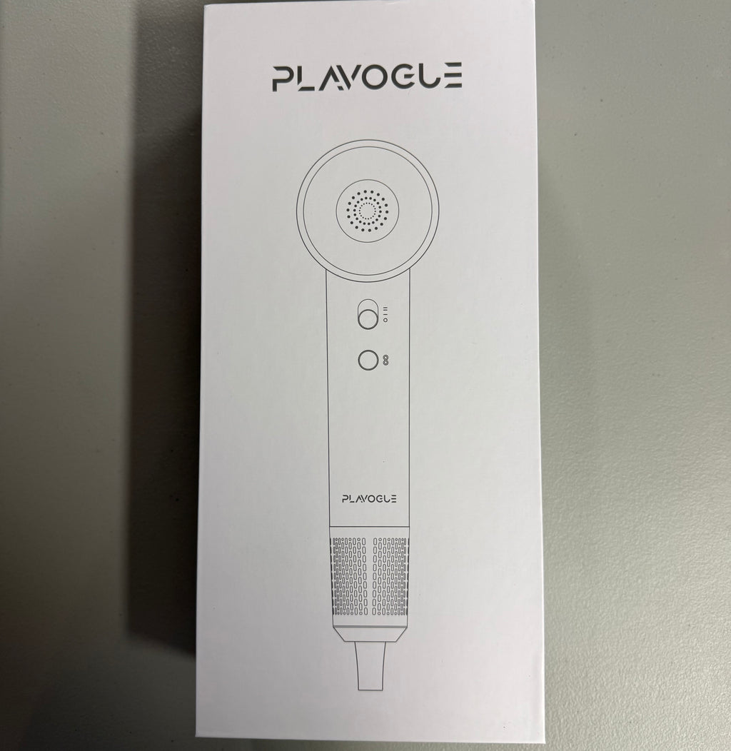 PLAVOGUE High Speed Hair Dryer - Professional Ionic Blow Dryer with Diffuser - Open Box Like New